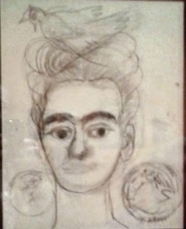 Frida Kahlo, Autoritratto con colomba e Lemniscata, 1954[1]
